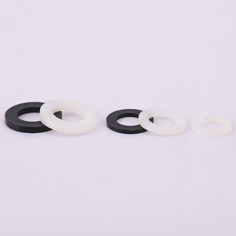 M2 - M20 Plastic Polyamide Flat Lock Washers Nylon PA66 Plastic Washer