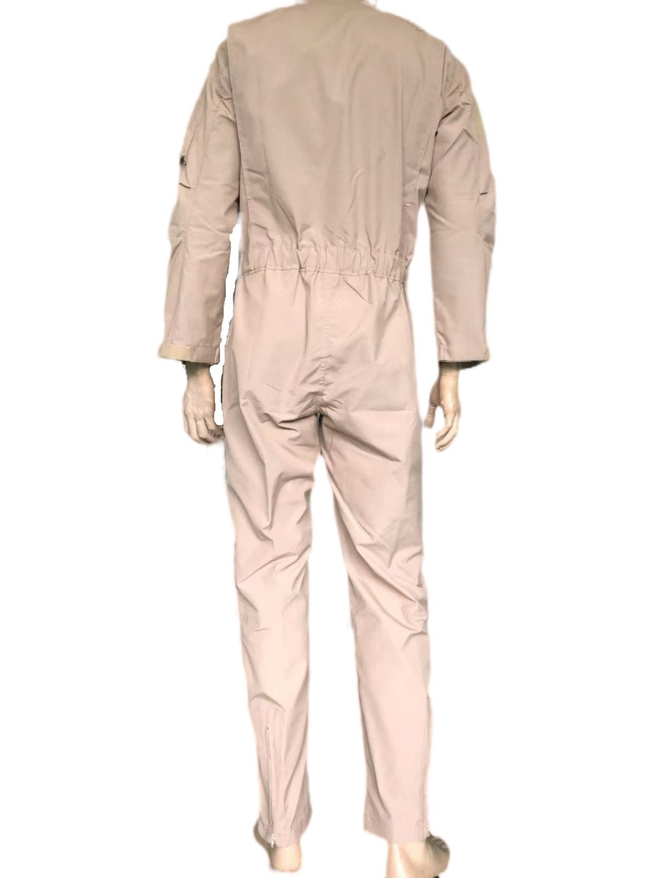 One Piece Khaki Military Uniform Clothing Ripstop Flame Retardant For Electric Power Industry