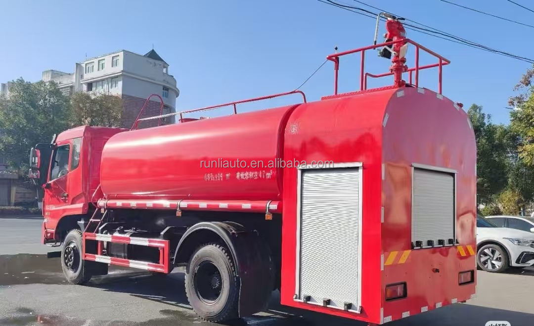 Factory Dongfeng Fire Truck 5000 Liters Water Fire Tank Truck Fire Fighting Truck