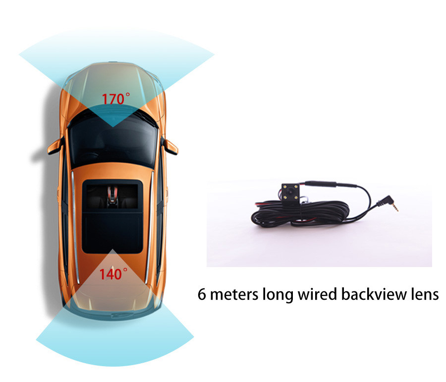 4 Inch Camera Vehicle Blackbox DVR car Dashboard Cam Driving Recorder