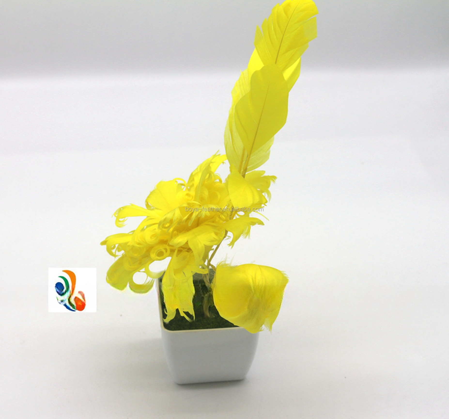 Upgrade Your Party Decoration with Goose Feather Flower Mount and Wire Accessory
