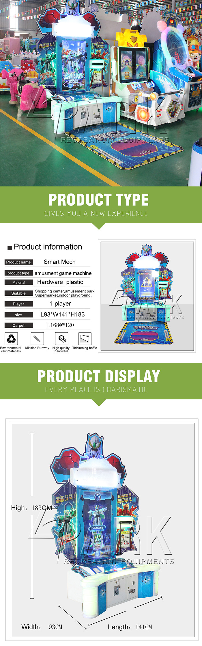 Mech Warrior Arcade Dance Machine For Science Promotion Activities