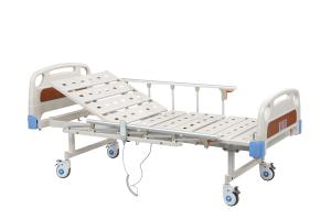  Two functions electric medical manual equipment healthcare hospital portable bed Manufactures