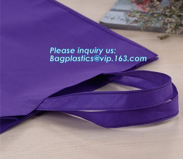 Customized Non Woven Shopping Bag Logo Printing Non Woven Bag With Tote, gift advertisement Reusable non woven shopping