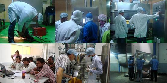 Multifunctional Continuous Peanut Roaster Gas Power 380 - 440v