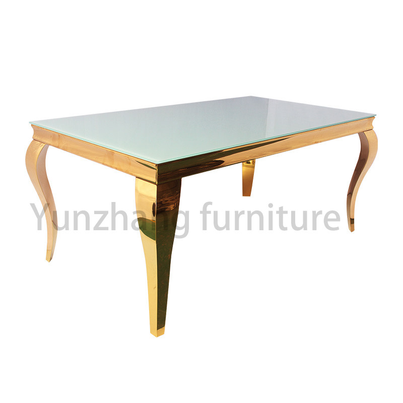 Simple Style SS 201 Marble Stone Dining Table Restaurant Hotel Furniture
