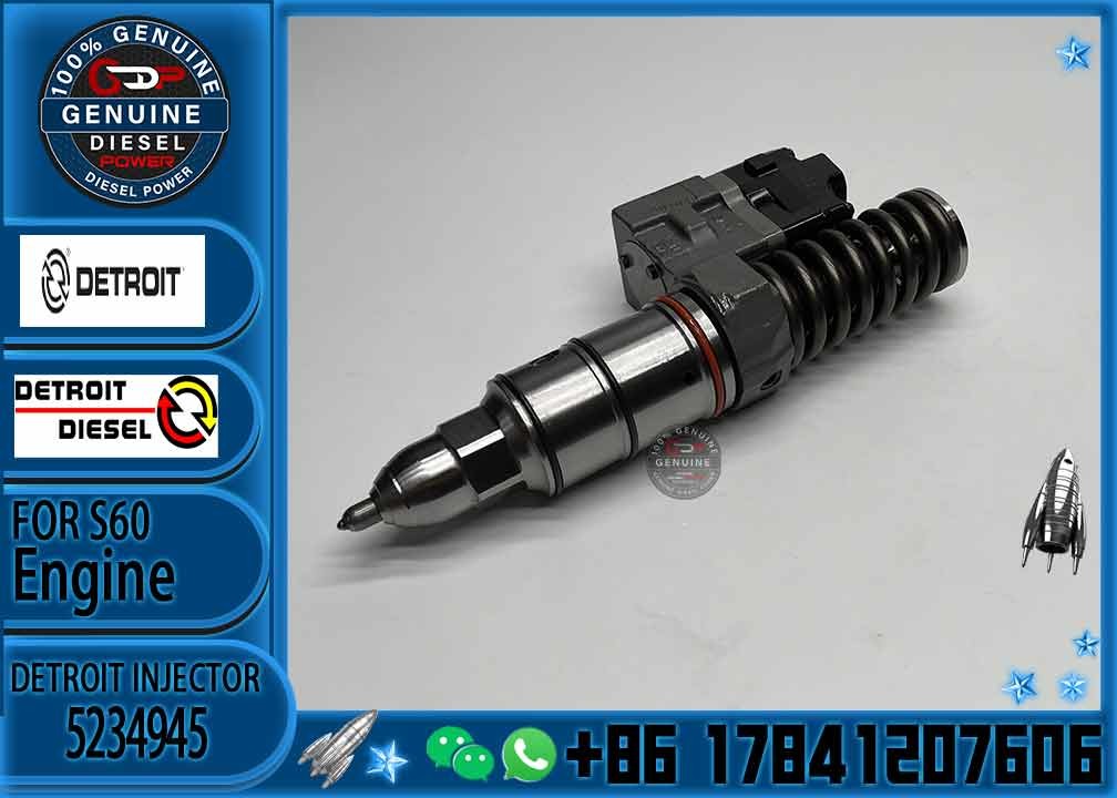 For Detroit Diesel Fuel Injector R5234945 5234945 For Autocar, Ford, Freightliner, Kenworth, Peterbilt, VOL