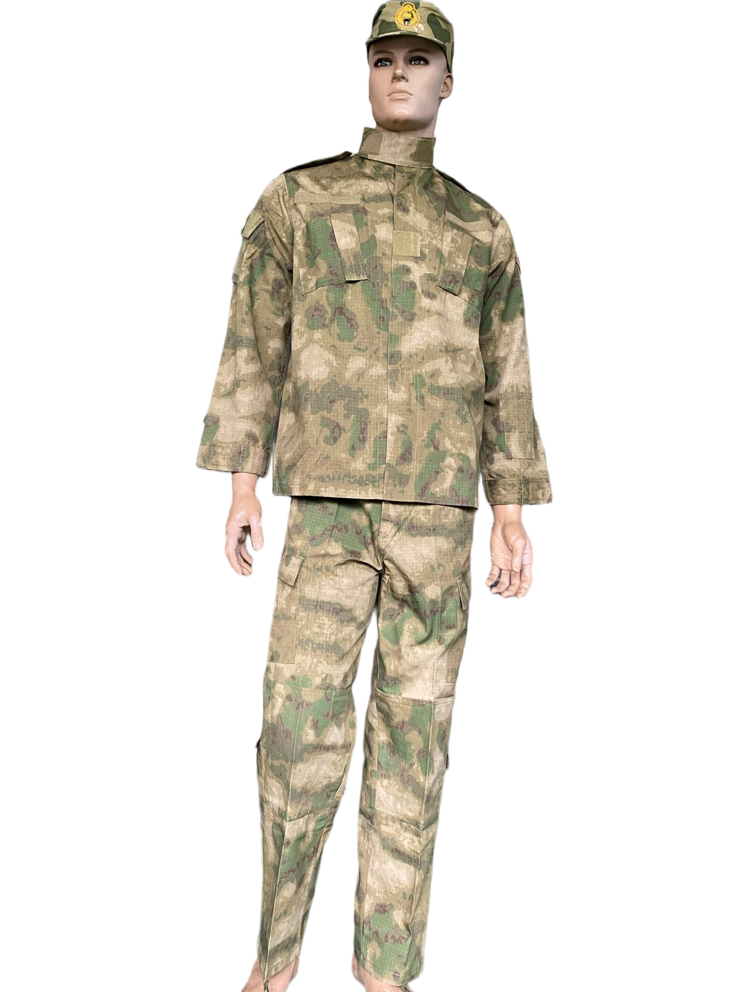 Tactical Training Suit ACU Military Uniform 230gsm Heavy Duty Tear Resistant Fabric Jacket And Pants