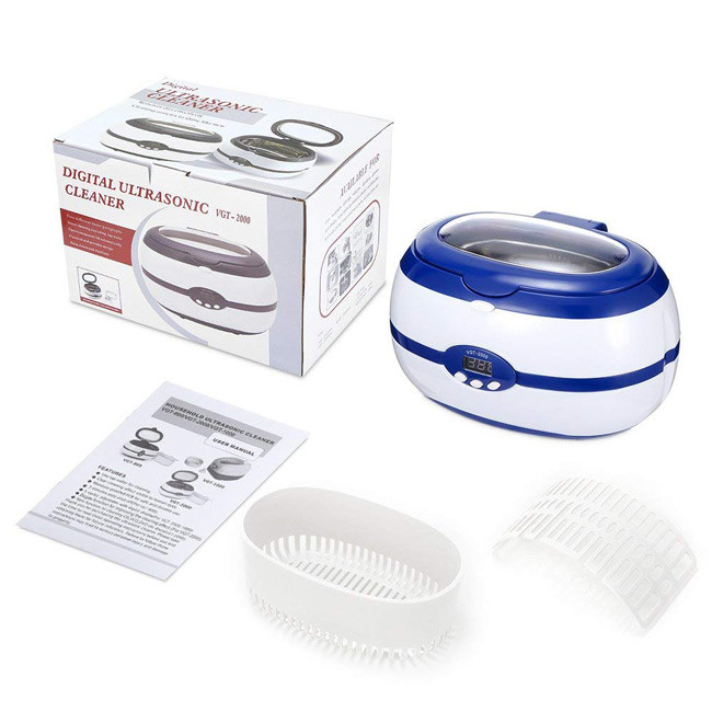 Small Size Ultrasonic Jewelry Cleaner SUS304 Tank Material 35W 40kHZ