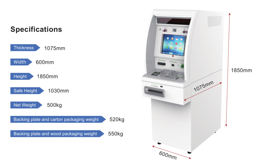 Cashway Bank ATM Cash Machine For Indoor And Outdoor Applicable to all banks