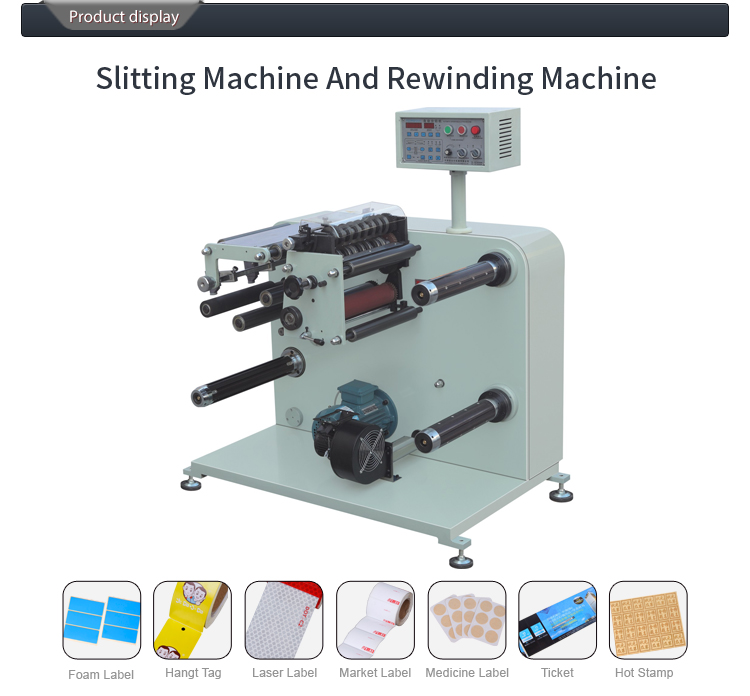 Automatic Roll Automatic Slitting And Rewinding Machine For Label Paper PVC PET Foam Fabric