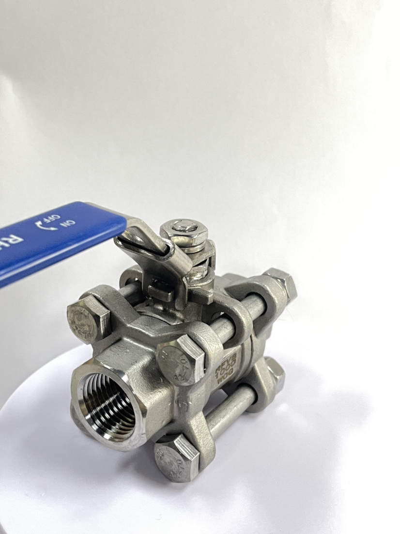 3-PC Munual Screwed End Ball Valve
