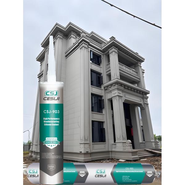 Curing Weatherproofing Silicone Sealant For Aluminum Terracotta ACP / Metal