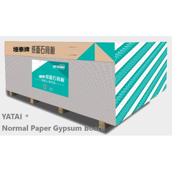 Quality 35dB Sound Insulation Standard Gypsum Board With Tapered Edge Type for sale