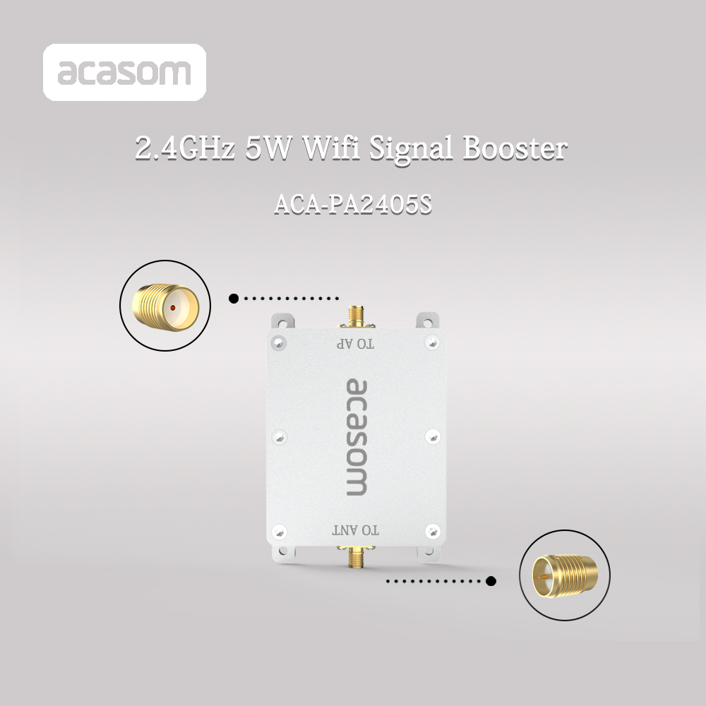 Wireless Drone Signal Amplifier 2.4GHz To 2.5GHz For High Gain 5W Power Booster