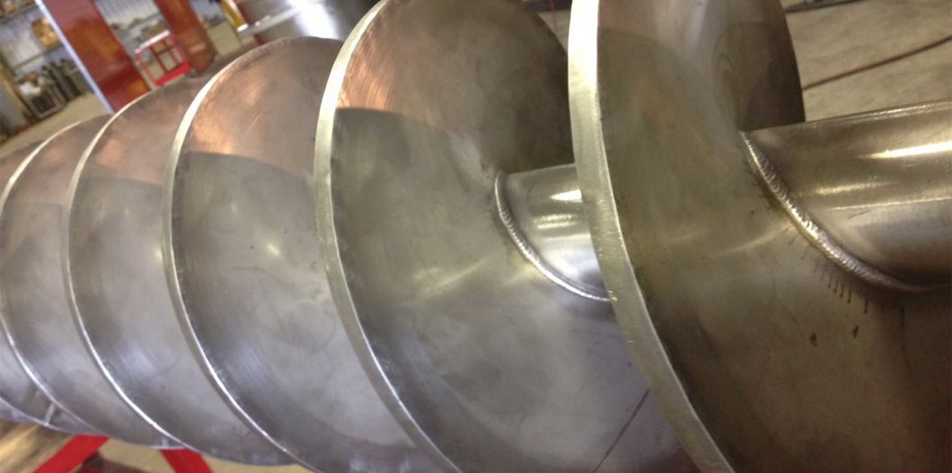 Interlayer Cooled Twister Screw Conveyor