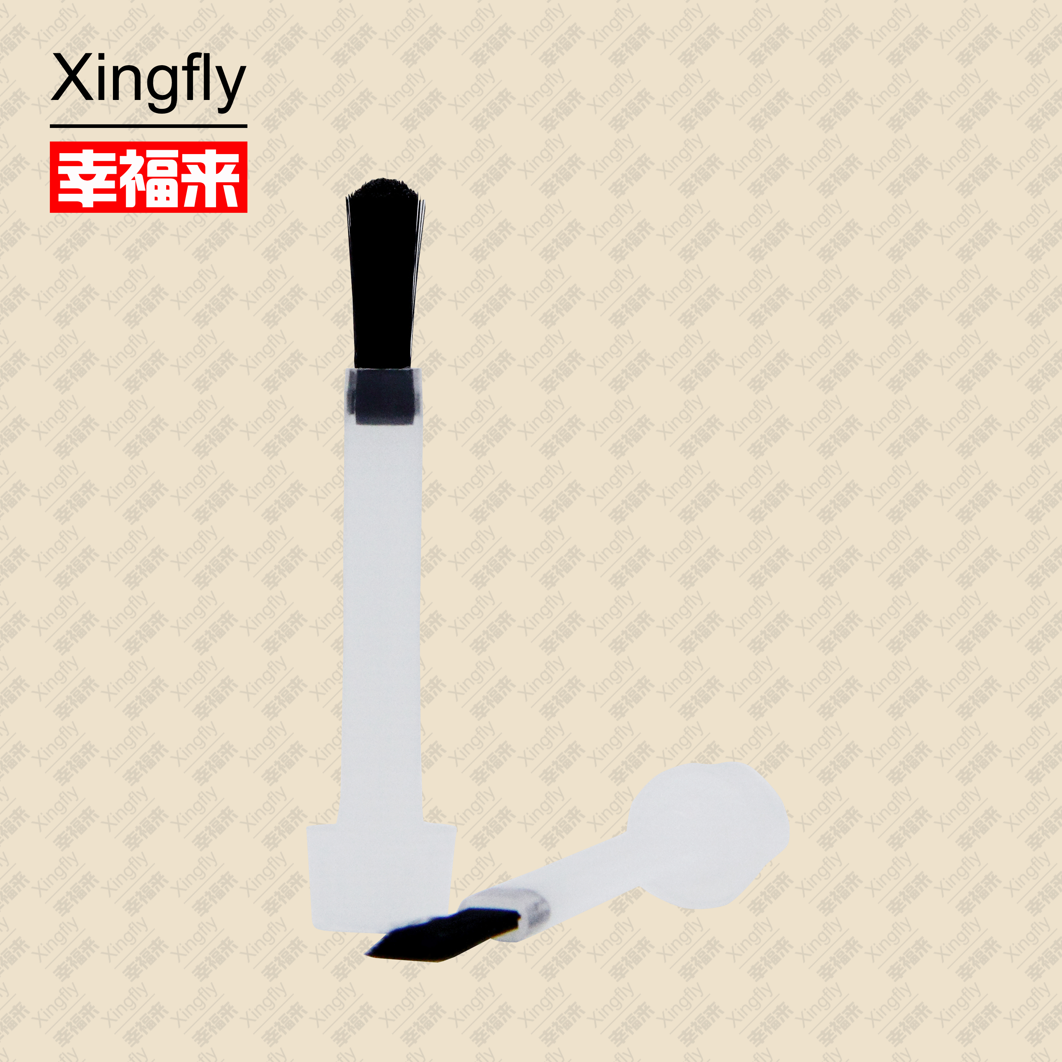 Dupont Nylon Brush For Removing Nail Polish Manicure Black