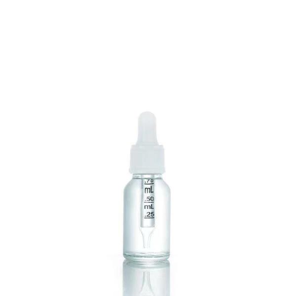 18mm Plastic Bottle Dropper and 10ml Amber Oil Glass Essential Oil Bottle for