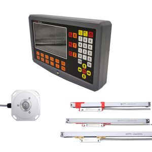 SINO 2 Axis RS422 SDS2-3VA DRO Digital Readout With Linear Encoder Scale For