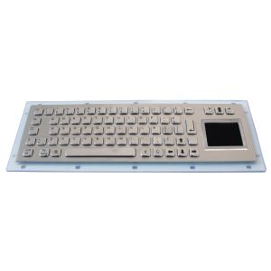  Stainless Steel Kiosk Braille Ip65 Keyboard With Touchpad , Customized Layout Manufactures
