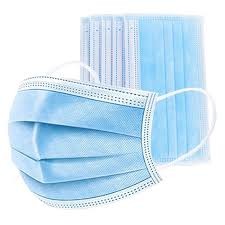 Disposable 3 Ply Earloop Face Mask Non Woven Fabric Easy Breath Anti Pollution Manufactures
