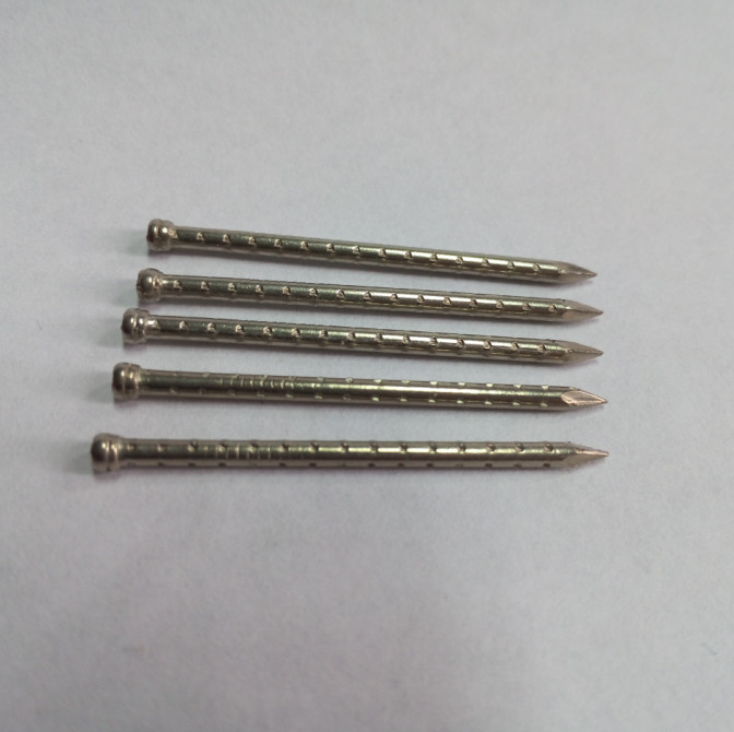 Professional 40 X 2.0mm Four Hollow Shank Headless Nails Stainless A4 Grade