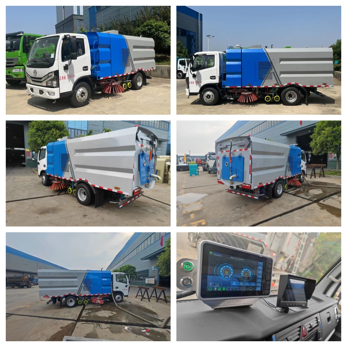 Powerful Truck Mounted Sweeping Machine For Large Scale Cleaning