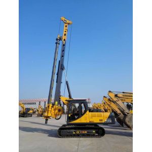 High Efficiency Rotary Piling Rig , Drilling Depth 28 M / 22 M Max. Drilling