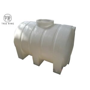  1000L Free Standing Custom Roto Mold Tanks For Bulk Storage Horizontal Leg White / Blue Manufactures
