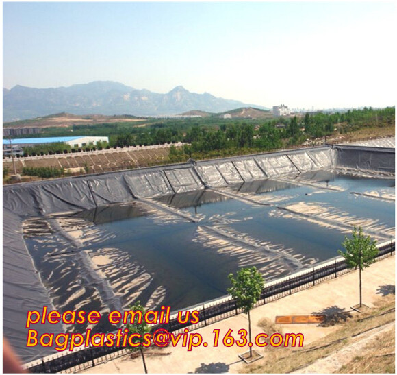 2mm HDPE reinforced polypropylene geomembrane for landfill,Geomembrane fish farming Pond Liner Hdpe Geomembrane BAGPLAST