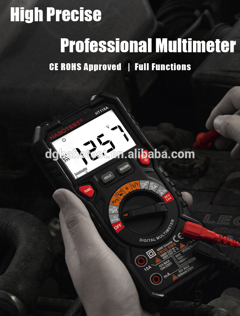 HT118A 6000 Counts Digital Multimeter