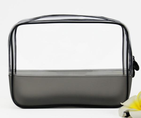 Custom Promotional Toiletry Bag , Waterproof PVC Plastic Clear Travel Toiletry