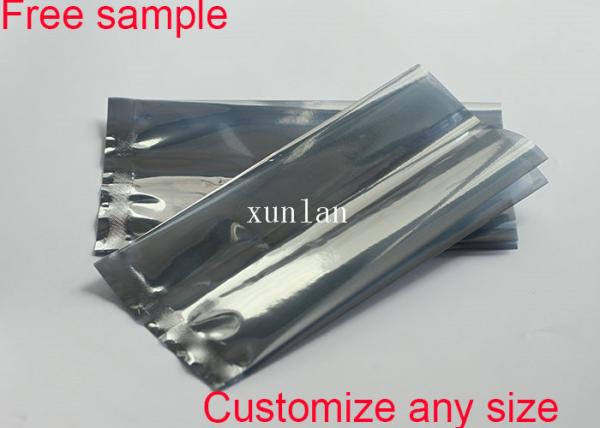 Customized Shiny Anti Static Plastic Bags Copperplate Printing 2 / 3 Sealing