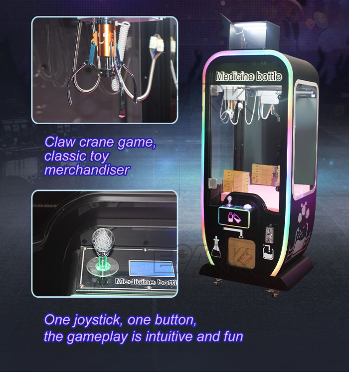 Lucky Fortune Gift Crane Claw Machine Commercial In English Version 250W