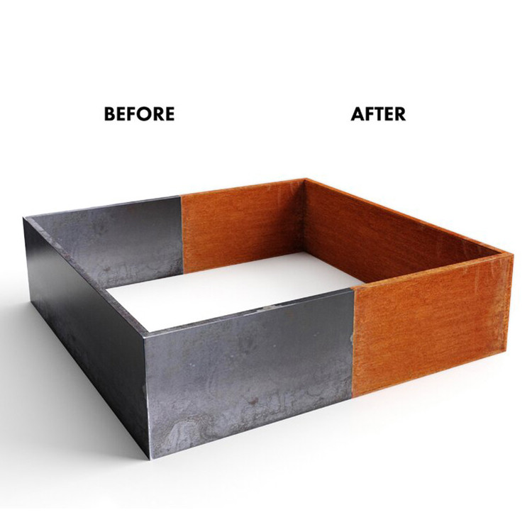 Metal Planter Vegetable Flower Raising Gardening Beds Box Steel Raised Garden Edge