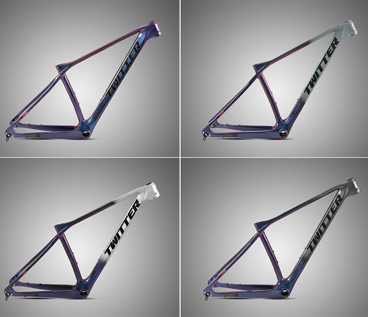 PREDATOR Pro 29 Inch Full Suspension Mountain Bike Frame XC Holographic