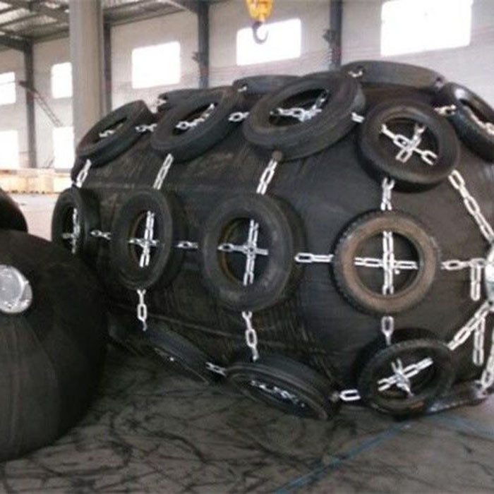 Flexibility Cylindrical Pneumatic Marine Fender / Airbag Rubber Fender With Tensile and Low Abrasion