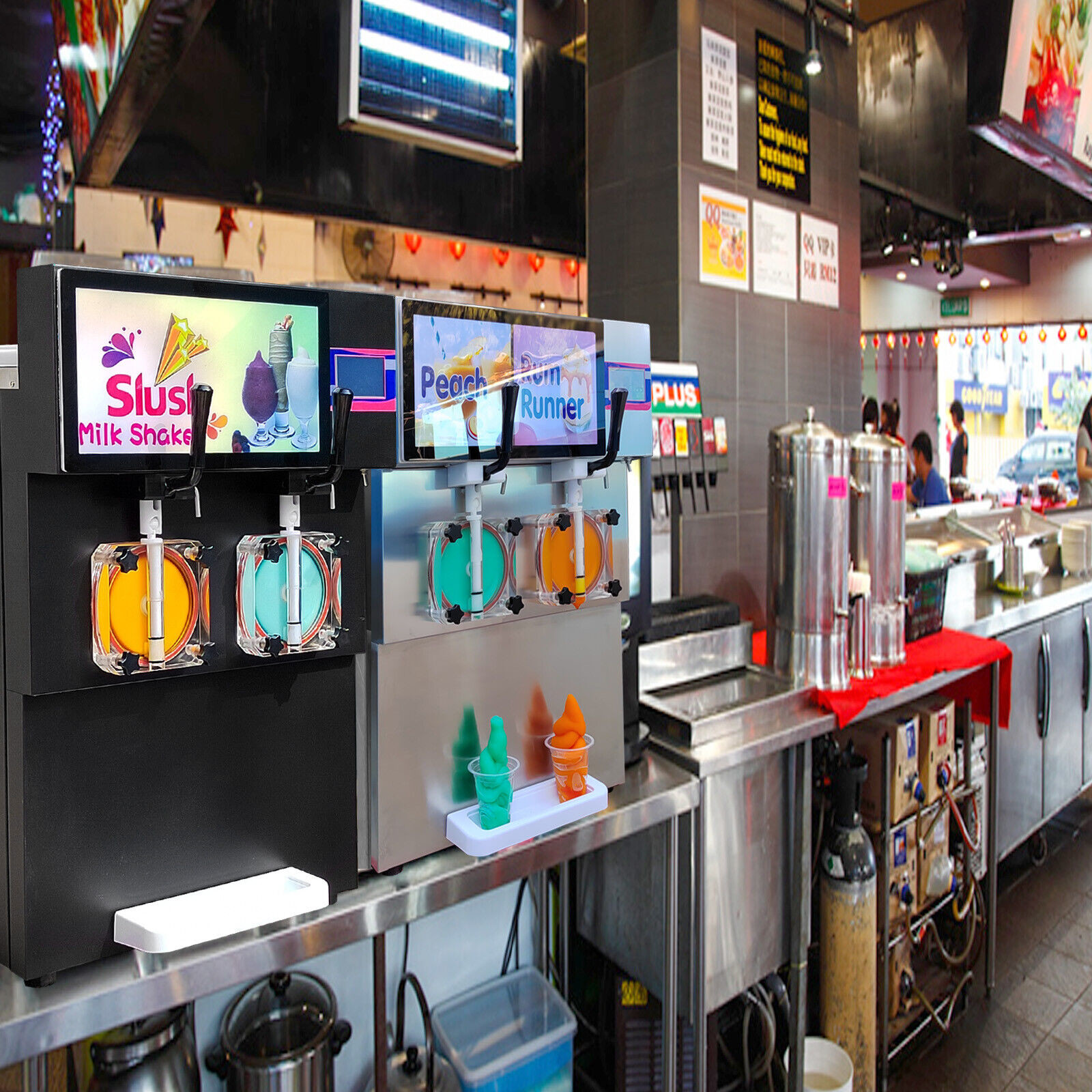 Italian commercial margarita frozen slushy slushee ice cream cocktail margarita milkshake slush Daiquiri shop machine