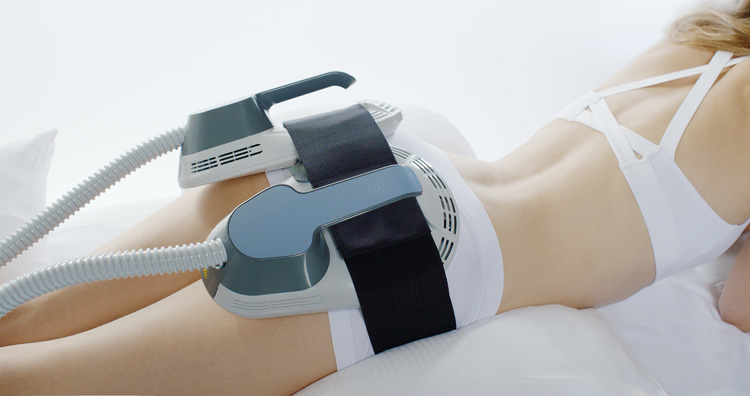 DC66 Electromagnetic EMS Sculpting Machine , Tesla Sculptor 2800W
