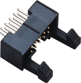 H=7.90 2.0 latch Header 10P Short Latch Straight PA9T Black ejector conncetor