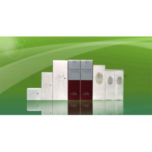 China Custom Embossing White Paperboard Cosmetic Packaging Boxes on sale