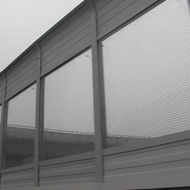 Municipal Engineering Transparent Noise Barrier 12mm Acrylic Sheet 1.2g/Cm3