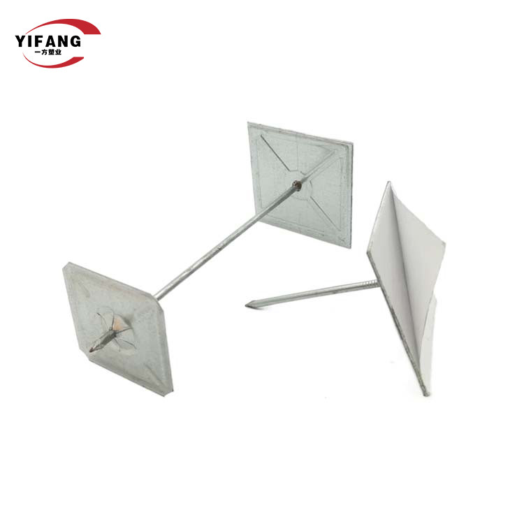Hvac Parts 50mm Self Adhesive Insulation Hangers Aluminium