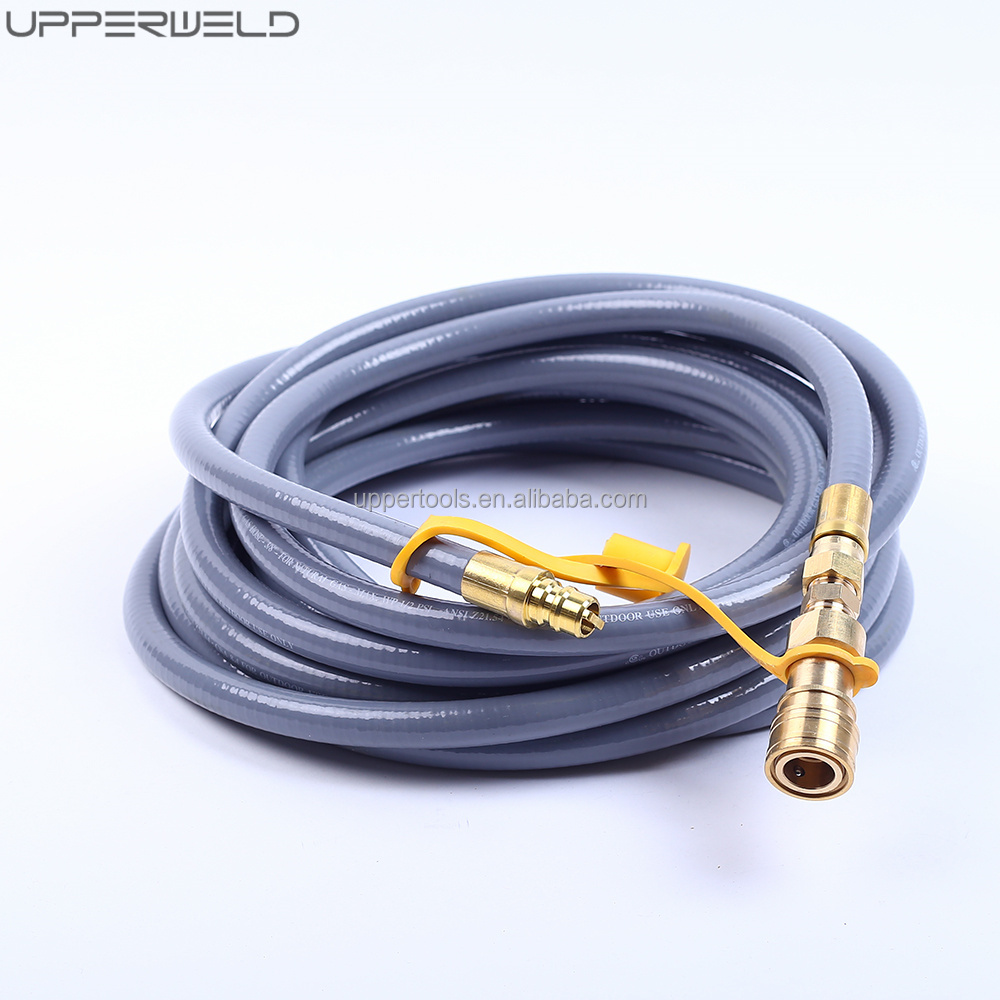OEM Customized UP008-010 3/8-Inch Natural Gas Hose Propane Gas Hose with Quick Connect Hose Kit