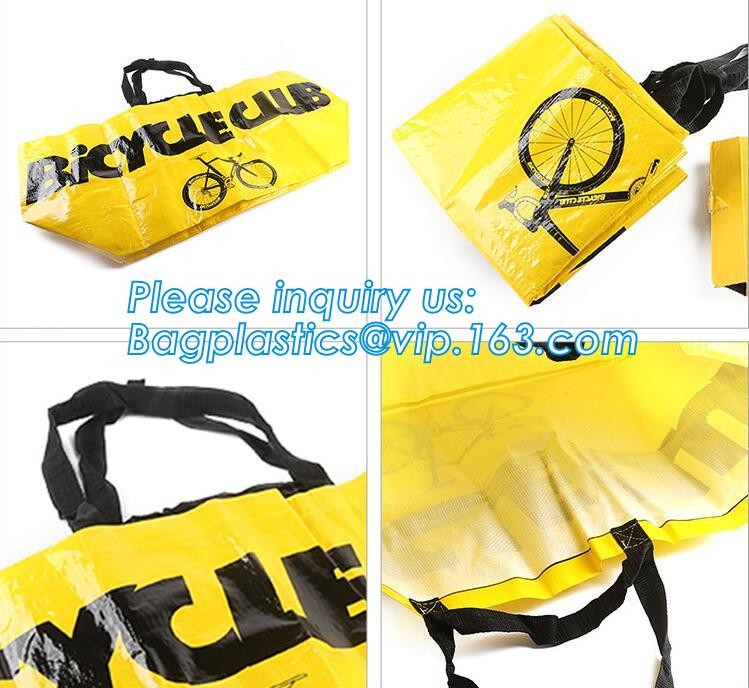 Custom Huge Luggage PP Woven Bag With Zipper Lock,PP Woven Shopping Bag,Factory customized cheap laminated pp woven shop