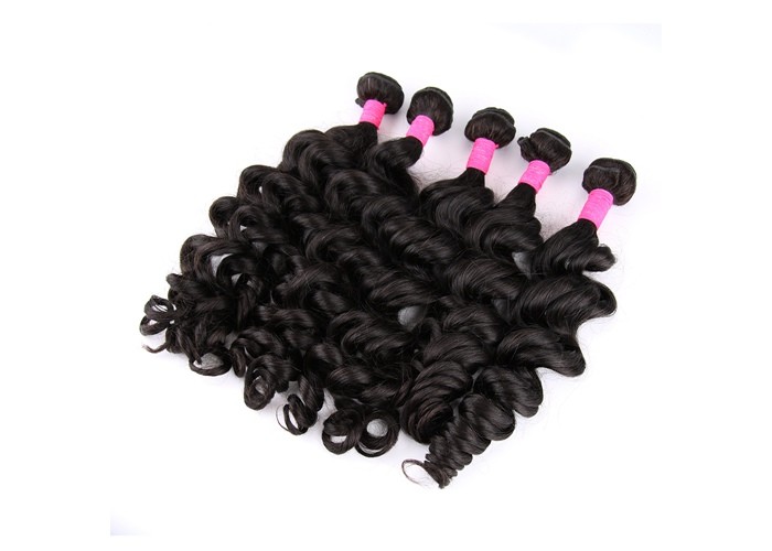 Brazilian Human Hair Weave Extensions Big Curly Can Be Dyed Permed And Bleached