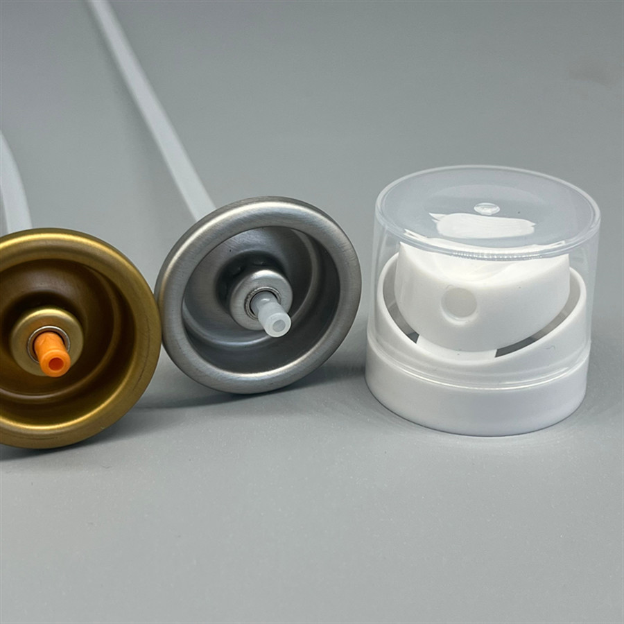 Precision Deodorant Body Spray Valve with Actuator for Fine Mist Applications with Adjustable Spray Control
