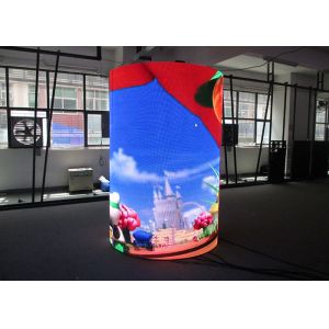 Energy Saving P2.5 P4 P5 RGB LED Screen Curved Design For Advertising