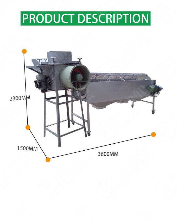 Garlic Automatic Food Processing Machines Garlic Size Grading Sorting Machine Peeler