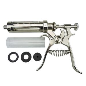 Veterinary 20ml Pistol Grip Syringe Cattle CS-126 Roux Revolver Syringe